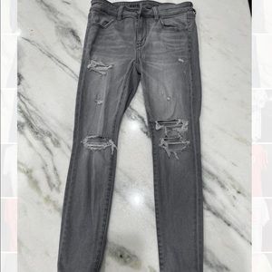 American eagle size 6 jegging black lightly worn in good condition